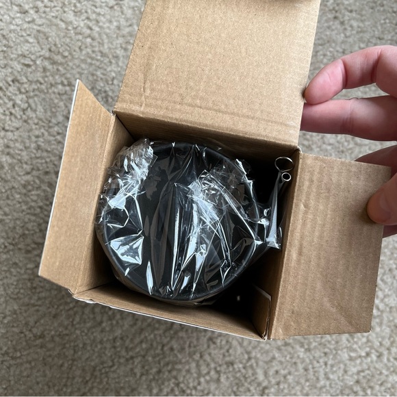 Stainless Steel Camera EF24-105mm Travel Coffee Lens Mug Black - Picture 4 of 6